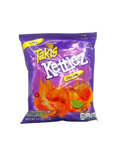 33909 - Barcel Takis Kettlez 12/8 oz - Box:  - Loc: P1