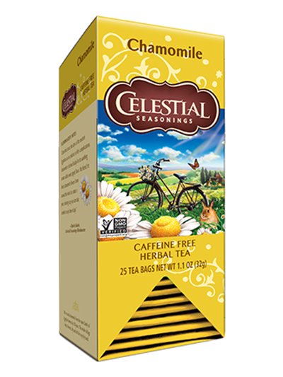 11777 - Celestial Seasonings Chamomile - 25 Bags. (Case of 12) - Box:  - Loc: R7