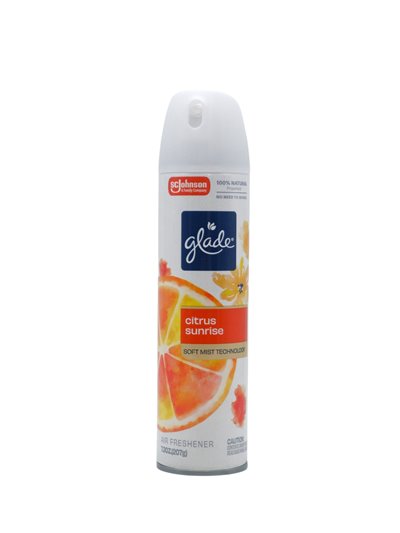 34311 - Glade Citrus Sunrise Spray. - 7.3 oz. (Case of 6) - Box:  - Loc: I5