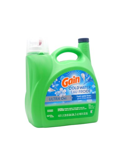 34318 - Gain Liquid Laundry Detergent, Cold Water - 165 fl. oz. (Case of 4) - Box:  - Loc: 41F