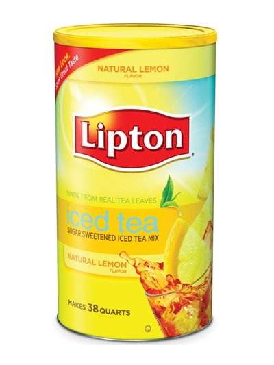 12710 - Lipton Iced Tea Powder Lemon - 38 Qt. - Box:  - Loc: H1