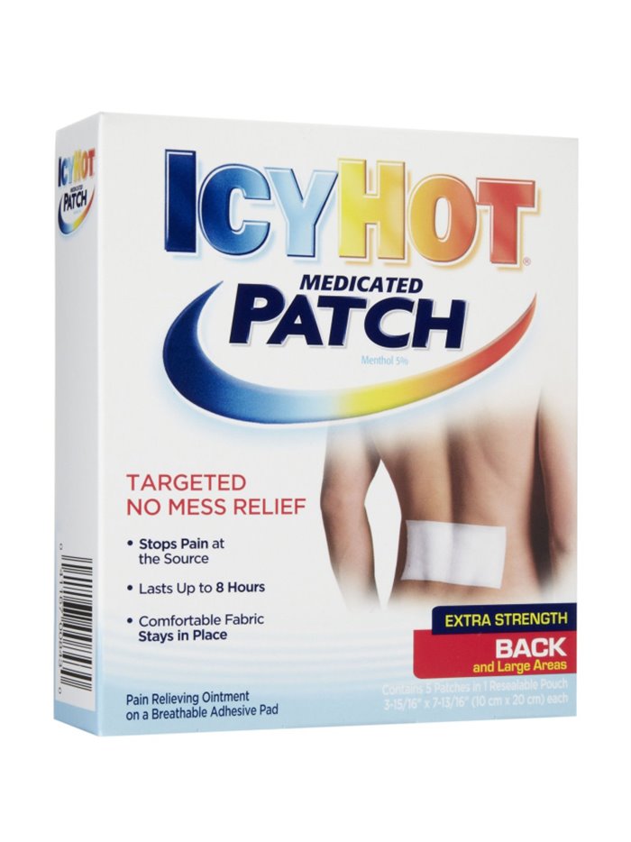 12965 - Icy Hot Medicated Patch, Back - Box:  - Loc: K1