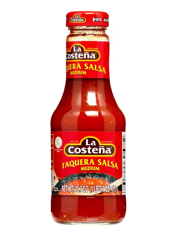 13272 - La Costeña Salsa Taquera Medium - 16.7 oz. (Case of 12) - Box:  - Loc: G12