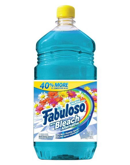 13369 - Fabuloso Spring Fresh Bleach - 56 fl. oz. (Case of 6) - Box:  - Loc: D9