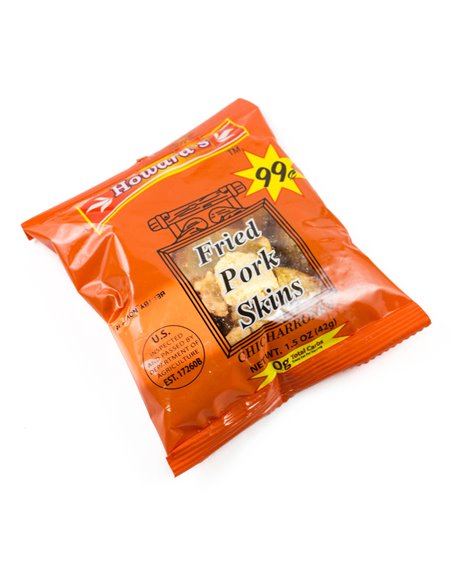 13789 - Howard's Fried Pork Skins 99¢ - 1.5 oz. - Box:  - Loc: P3