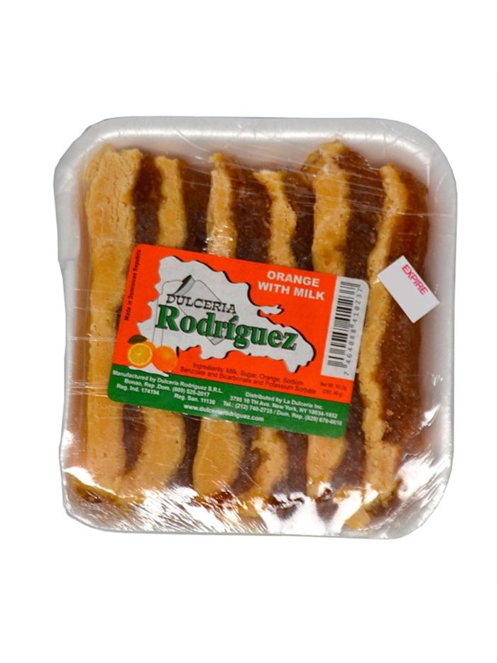 113 - Dulceria Rodriguez Orange With Milk - 10 oz. - Box:  - Loc: C.J.3