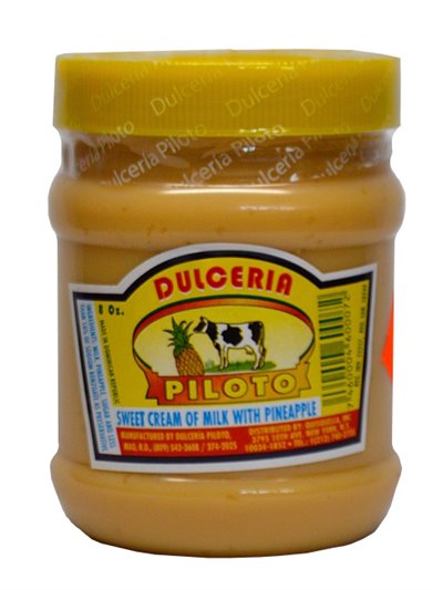 14221 - Dulceria Piloto Sweet Cream Milk W/Pineapple - 8 oz. - Box:  - Loc: NV-10