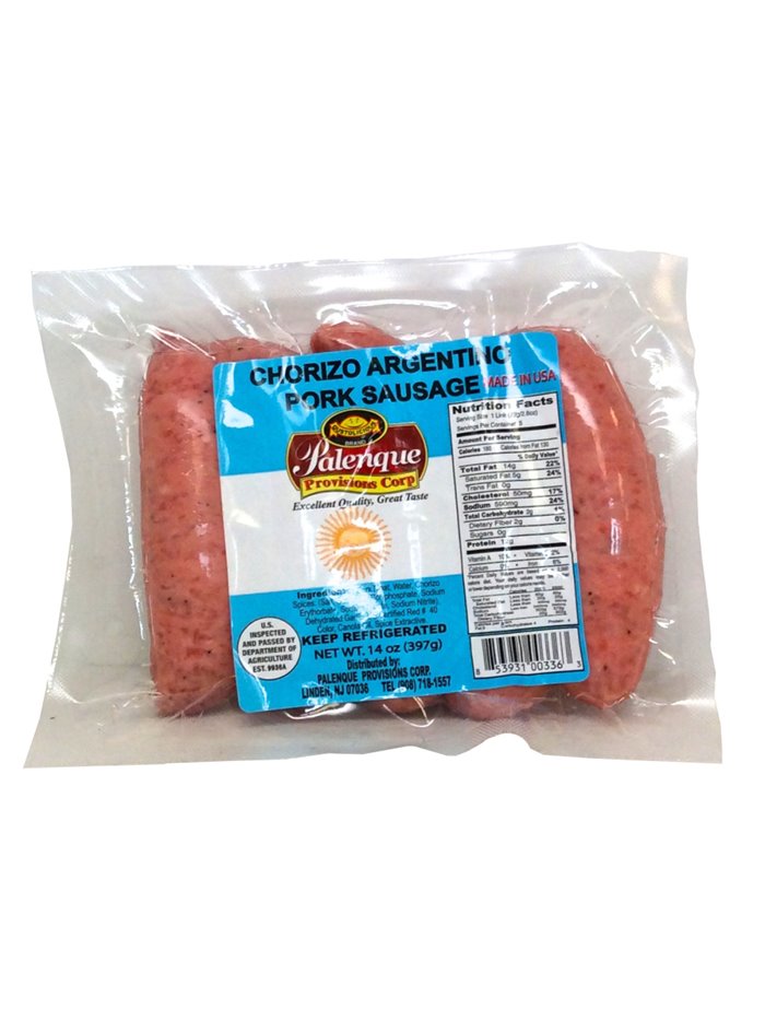 14780 - Palenque Chorizo Argentino - 14 oz. - Box:  - Loc: NV-12