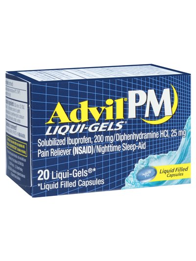 14786 - Advil PM Liqui-Gels - 20ct - Box:  - Loc: N0