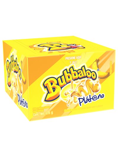 15257 - Bubbaloo Platano - 47ct/275g - Box:  - Loc: M10