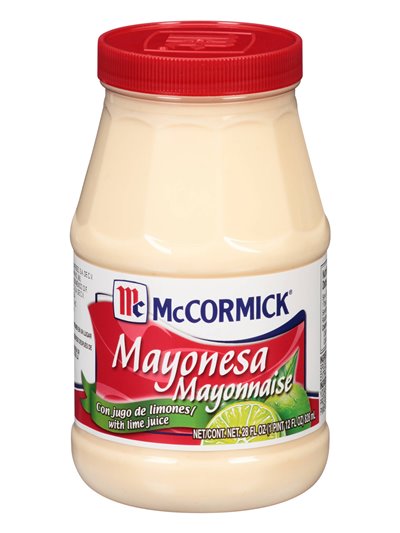 15346 - McCormick Mayonnaise W/Lime Juice - 28oz. (Case of 12) - Box:  - Loc: S6
