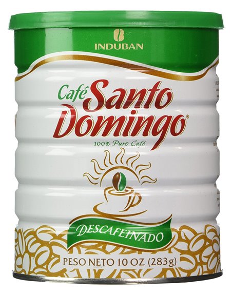 15436 - Café Santo Domingo Descafeinado - 10 oz. (12 Pack) - Box:  - Loc: G5