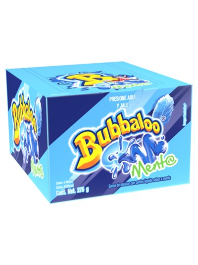 15516 - Bubbaloo Menta - 47ct/239.7g - Box:  - Loc: M9