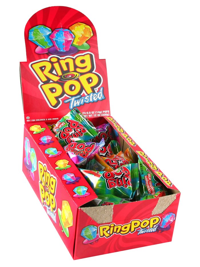 15559 - Ring Pop Twisted - 24ct - Box:  - Loc: L6