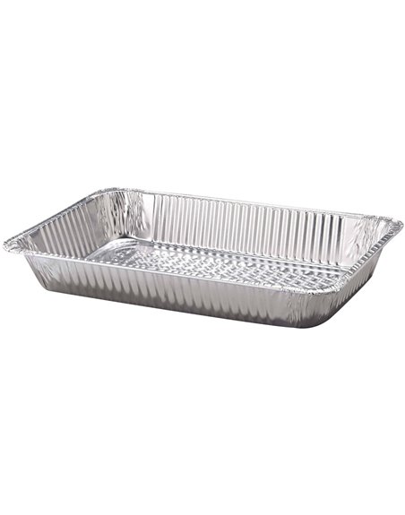 7847 - Aluminum Pan Rectangular Roaster - 50ct - Box:  - Loc: N9