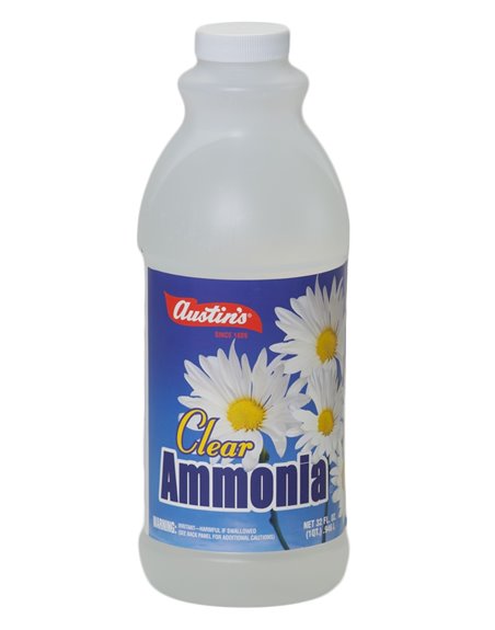 13575 - Ammonia  Clear - 32 fl. oz. (Case of 12) - Box:  - Loc: B1