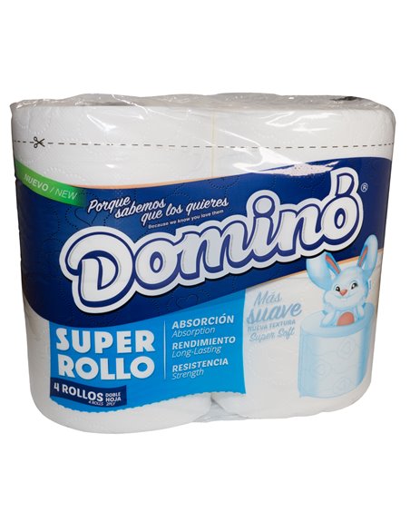 10684 - Domino Bath Tissue, Super Rollo - 12 Pack/4 Rolls - Box:  - Loc: H1