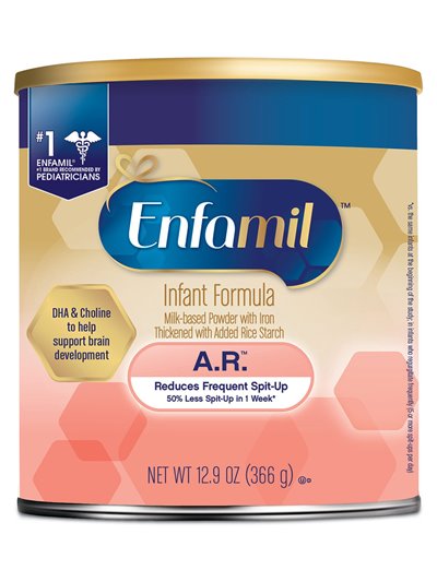 2303 - Enfamil A.R. Infant Formula, Powder - 12.9 oz. (Case of 6) - Box:  - Loc: G1