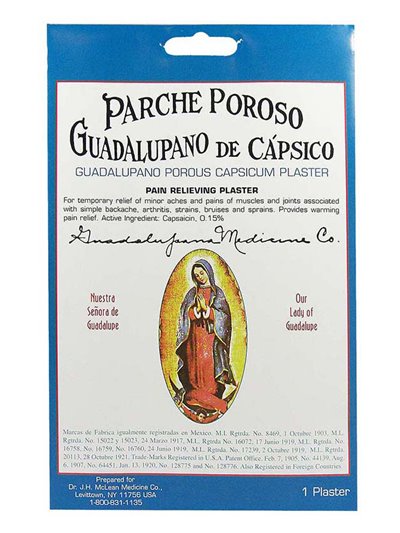 3526 - Parcho Poroso Guadalupano - 1ct. (Case of 144) - Box:  - Loc: L0