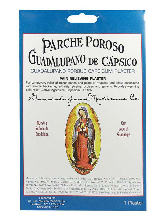 3526 - Parcho Poroso Guadalupano - 1ct. (Case of 144) - Box:  - Loc: L0