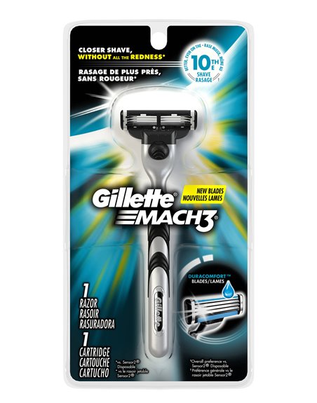 4499 - Gillette Mach3 Razor - Box:  - Loc: L0