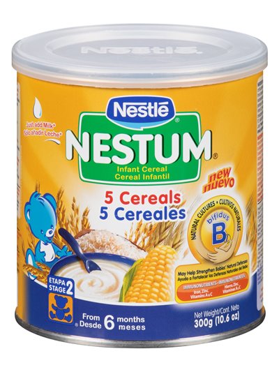 11535 - Nestle Nestum 5 Cereals - 10.6 oz. (Case of 12) - Box:  - Loc: F0