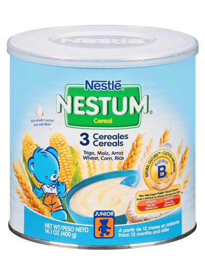 11536 - Nestle Nestum 3 Cereals - 14.1 oz. - Box:  - Loc: F0