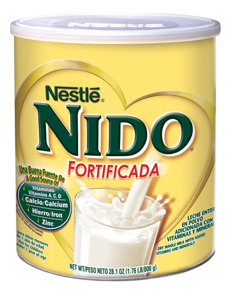 11919 - Nestle Nido Fortificada Dry Milk - 1.76 lb. - Box:  - Loc: G2