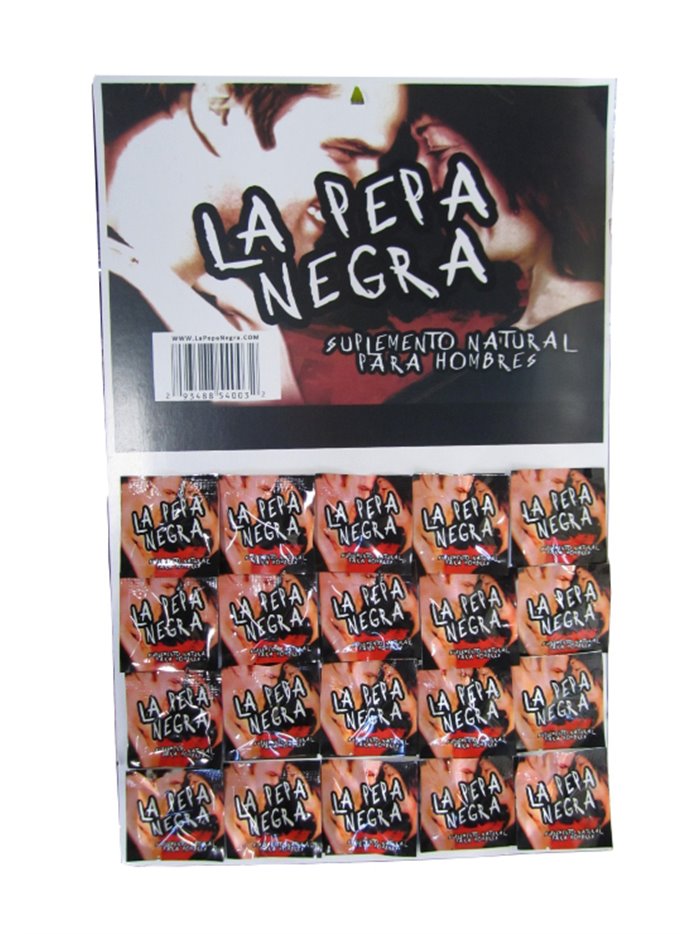 14268 - La Pepa Negra Suplemento Sexual - 20 Pack - Box:  - Loc: L0