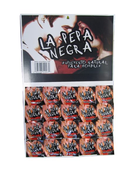 14268 - La Pepa Negra Suplemento Sexual - 20 Pack - Box:  - Loc: L0