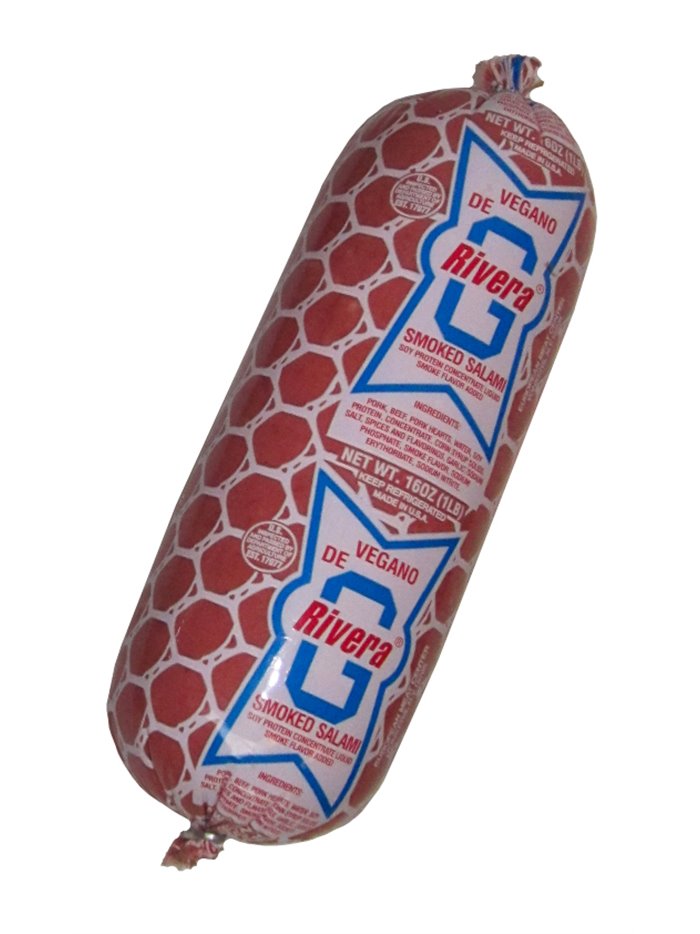 14906 - Rivera De Vegano Smoked Salami - 1 lb. - Box:  - Loc: NV-15