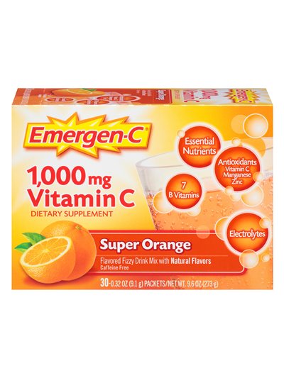 15174 - Emergen-C Vitamin C, Super Orange - 30 Bags - Box:  - Loc: N1