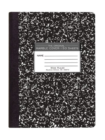 3026 - Notebook Composition - 150 Sheets - Box:  - Loc: J6
