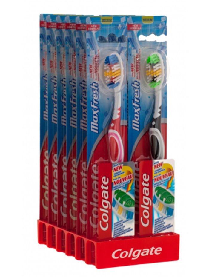 15823 - Colgate Toothbrush, MaxFresh - (Pack of 12) - Box:  - Loc: K8