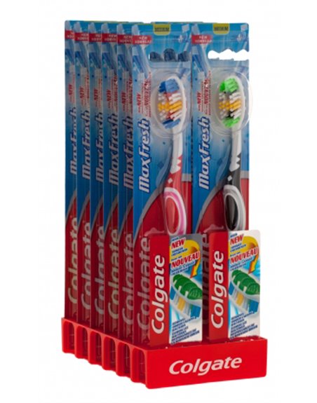 15823 - Colgate Toothbrush, MaxFresh - (Pack of 12) - Box:  - Loc: K8