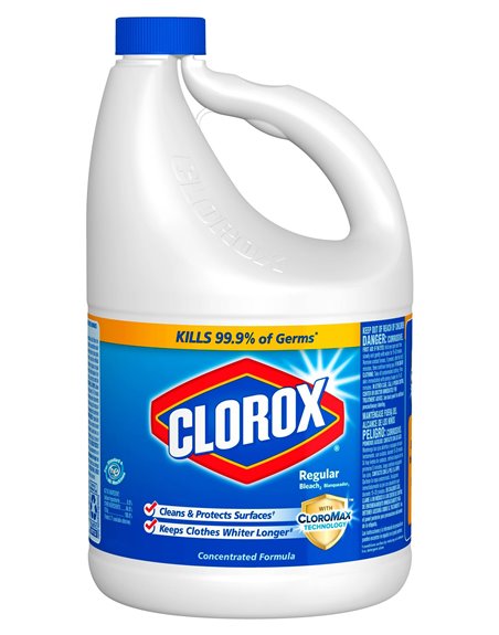 12975 - Clorox Bleach - 121 fl. oz. (Case of 6) - Box:  - Loc: B8