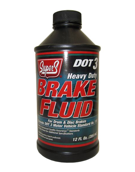 16105 - Super S Dot3 Brake Fluid - 12 fl. oz. - Box:  - Loc: A5