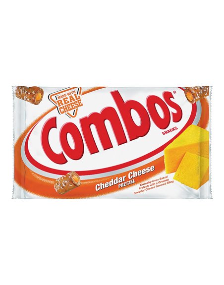 16239 - Combos Cheddar Cheese Pretzel - 18ct - Box:  - Loc: M11