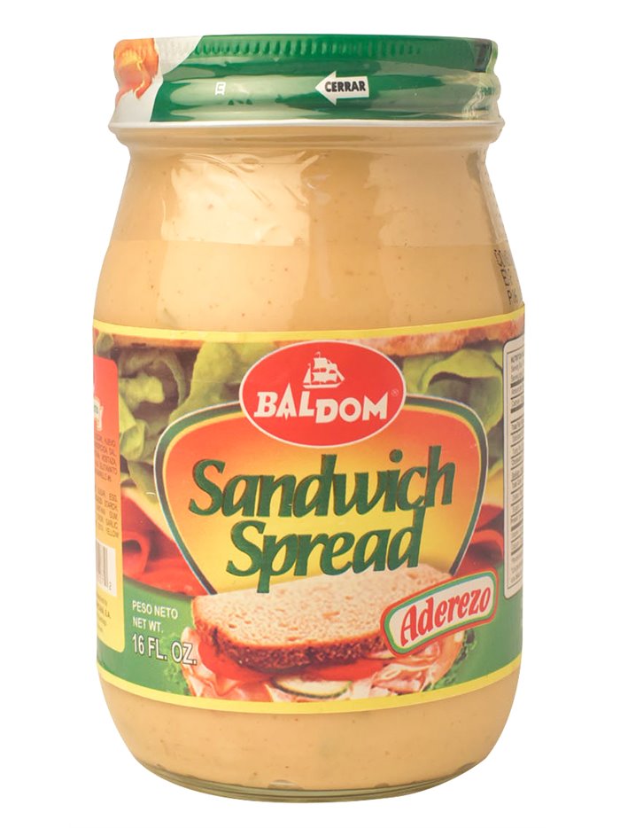 16267 - Baldom Sandwich Spread - 16oz. (Case of 12) - Box:  - Loc: H8