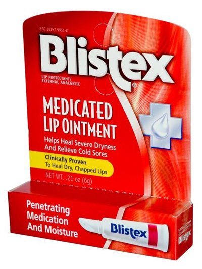 16268 - Blistex Medicated Lip Ointment ( Red ) - Box:  - Loc: K1