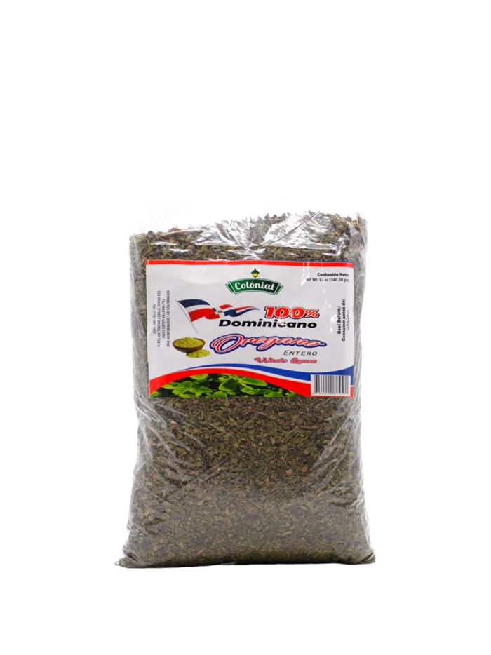 16322 - Colonial Whole Oregano Leaves - 12 oz. (Case of 6) - Box:  - Loc: R8