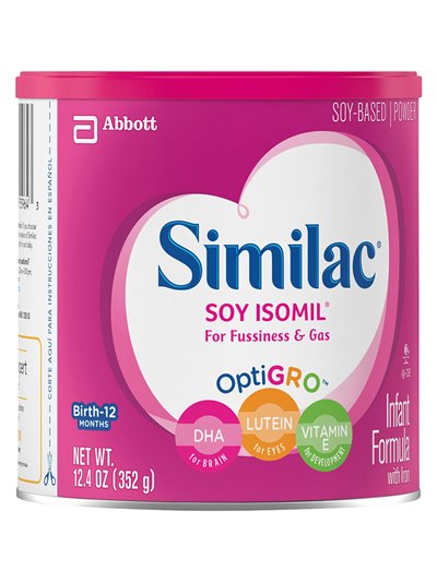 2271 - Similac Soy Isomil Infant Formula, Powder - 12.4 oz. (Case of 6) - Box:  - Loc: G1