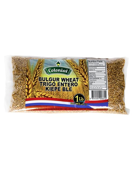 16485 - Colonial Bulgur Wheat - 16 oz. ( 1 lb. ). (Case of 24) - Box:  - Loc: H1