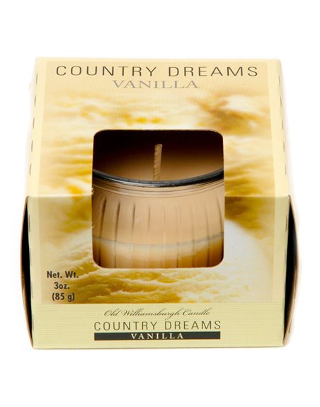 8569 - Aroma Candle Jar, Vanilla Bean  - 3 oz. (Case of 8) - Box:  - Loc: H13