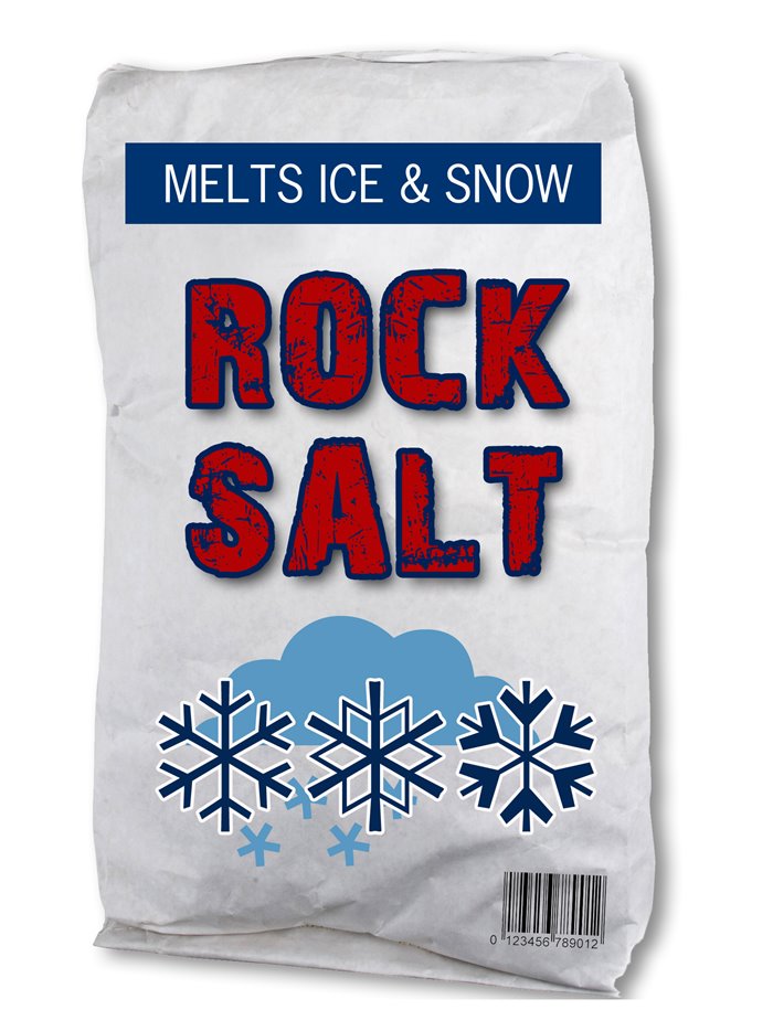 14762 - Snow Rock Salt 6/10lbs - Box:  - Loc: ALM