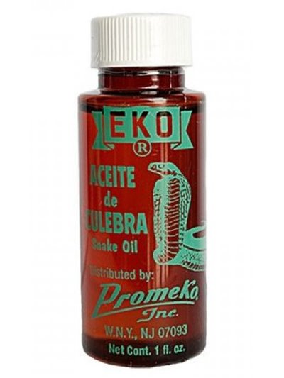 2415 - Eko Aceite de Culebra ( Snake Oil ) - 1 fl. oz. - Box:  - Loc: L2