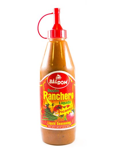 17021 - Ranchero Hot Liquid Seasoning - 29 oz. (Case of 12) - Box:  - Loc: H7