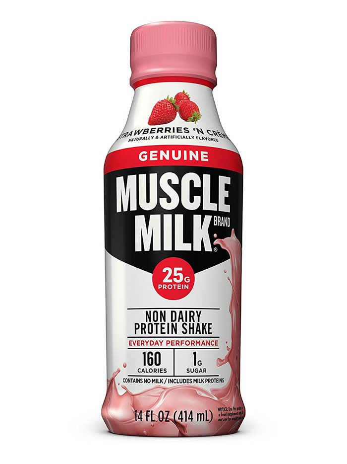 17036 - Muscle Milk Strawberry, 14 fl. oz. - (12 Pack) - Box:  - Loc: E6