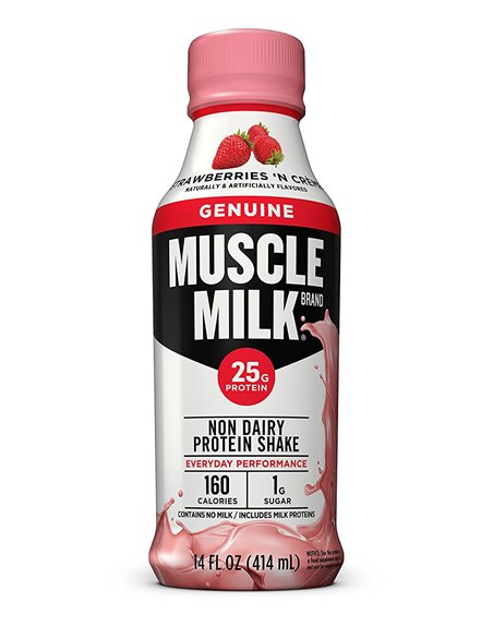 17036 - Muscle Milk Strawberry, 14 fl. oz. - (12 Pack) - Box:  - Loc: E6
