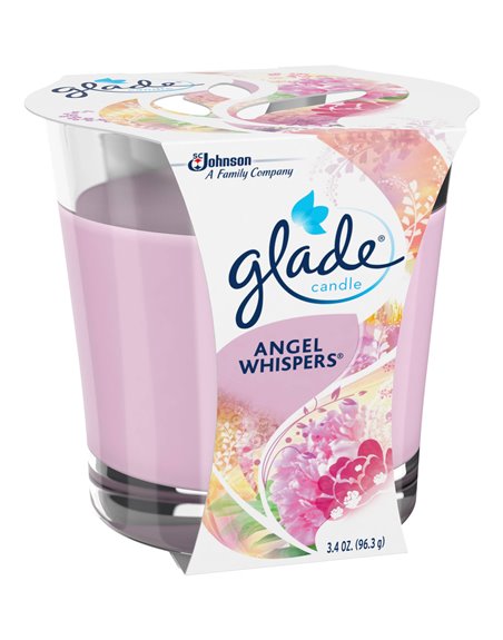 17075 - Glade Candle Angel Whispers - 3.4 oz. (Case of 6) - Box:  - Loc: I5